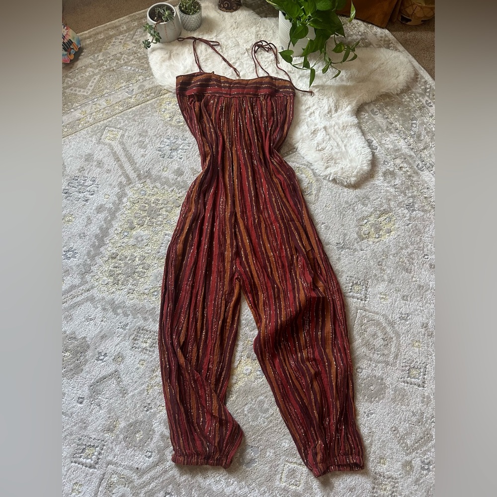 Free People Boho Unique Jumpsuit NWT